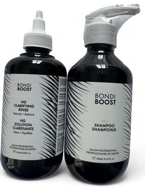 Bondi Boost Shampoo and HG Clarifying Rinse